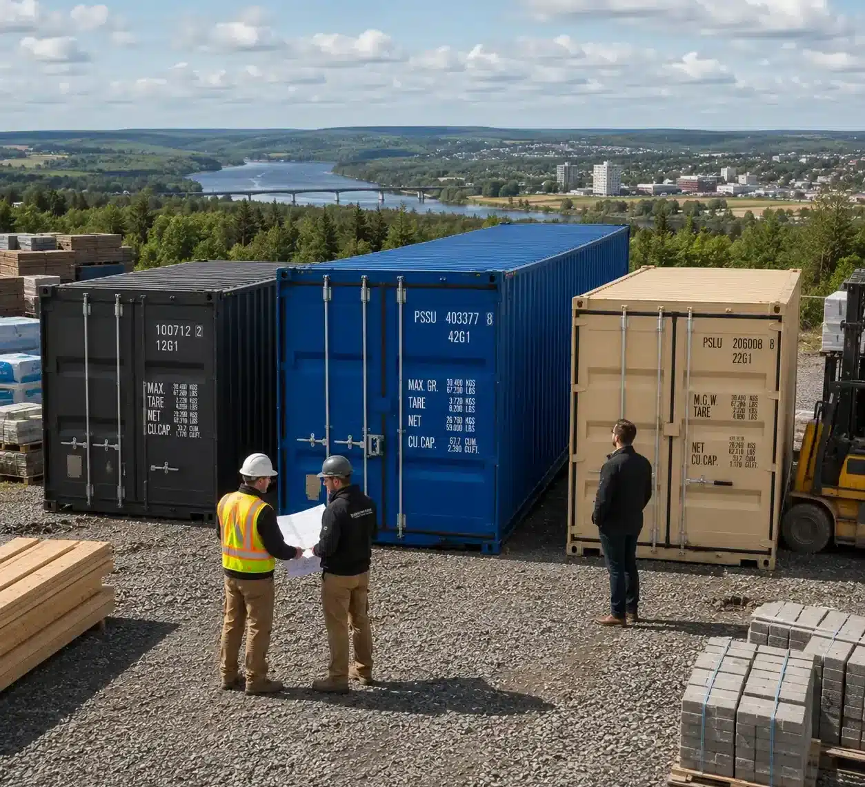 Shipping containers available through Sea Can Guys